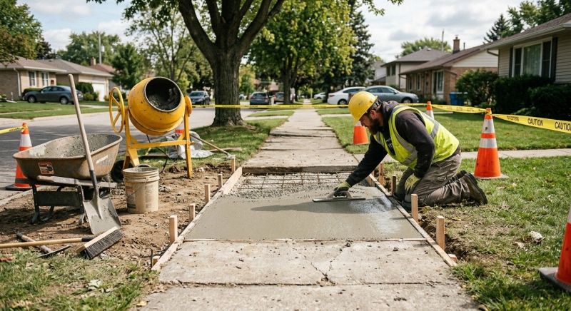 Concrete Installation in Muskegon, MI