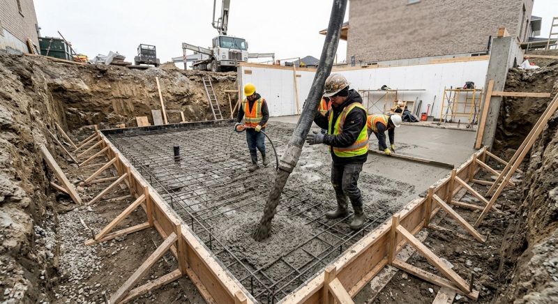 Basement Concrete Installation in Conklin, MI