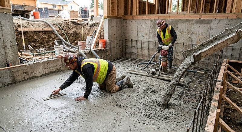 Basement Concrete Installation in Spring Lake, MI