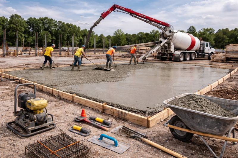 Commercial Slab Construction in Holton, MI