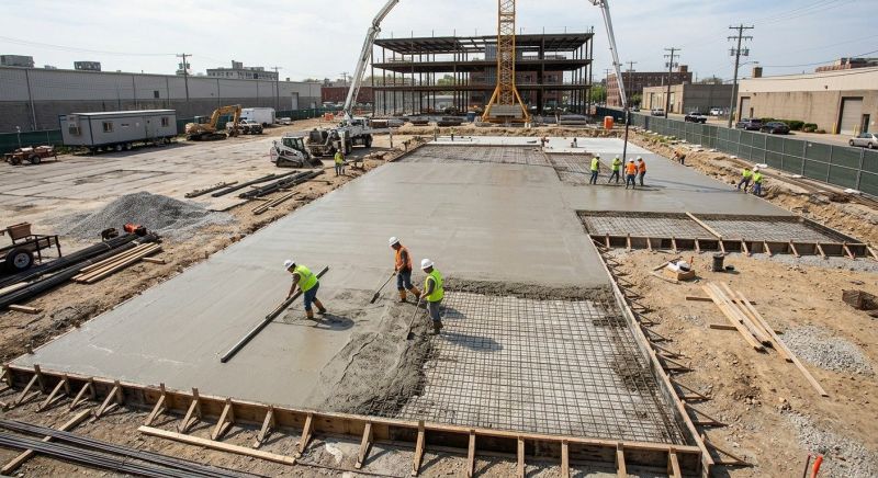 Commercial Slab Construction in Holton, MI