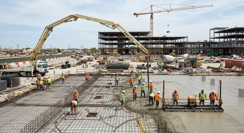 Commercial Slab Construction in Montague, MI
