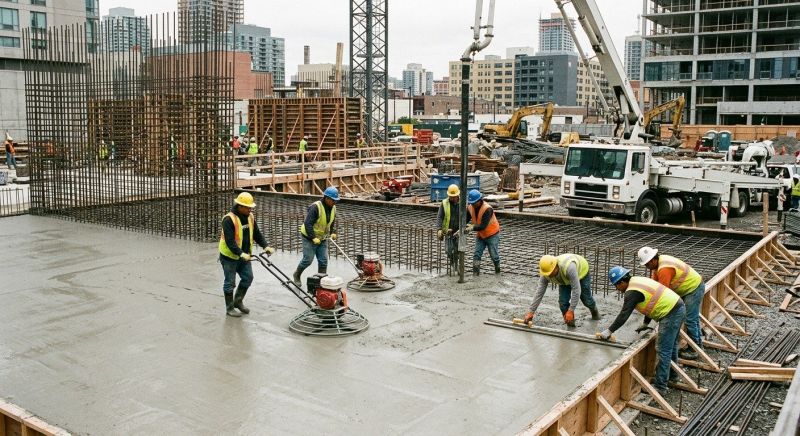 Commercial Slab Construction in New Era, MI