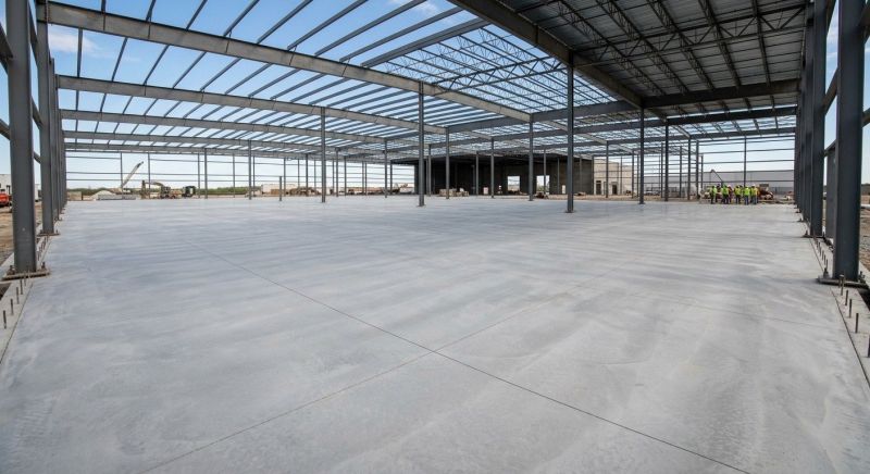 Commercial Slab Installation in Conklin, MI