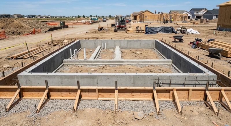 Concrete Foundation Installation in Fruitport, MI