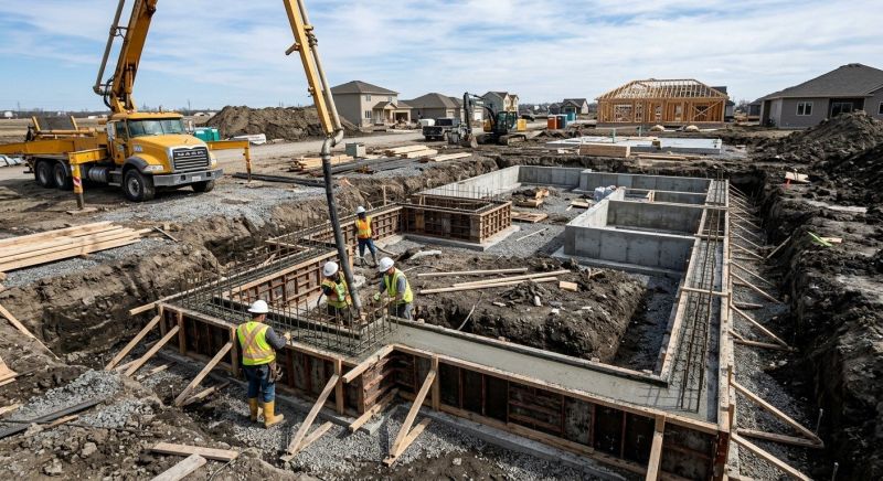Foundation Construction in Muskegon County, MI