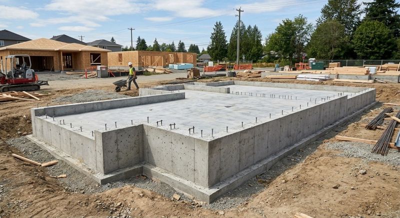 Foundation Construction in New Era, MI