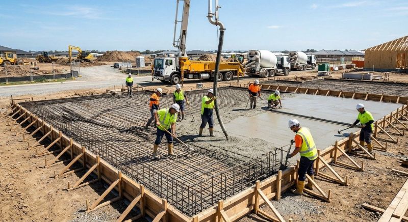 Foundation Slab Construction in Muskegon, MI