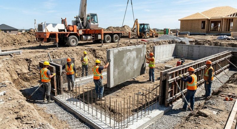 Foundation Wall Pouring in Coopersville, MI