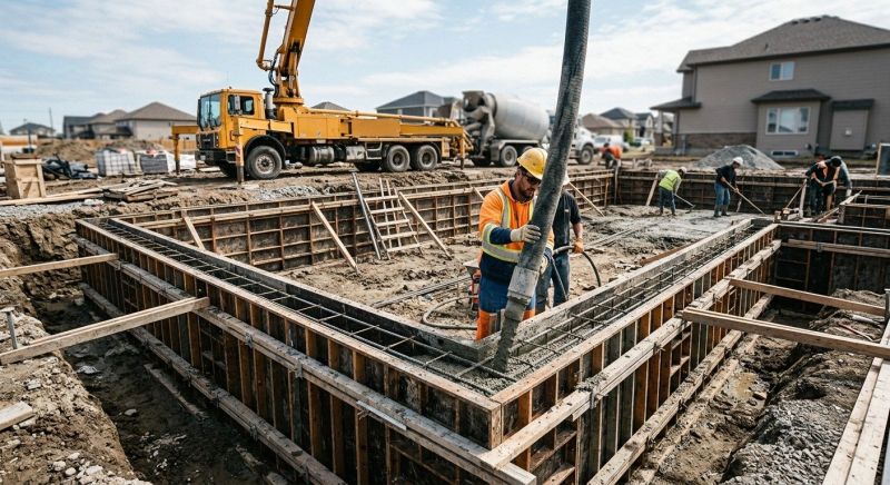 Foundation Wall Pouring in Fremont, MI