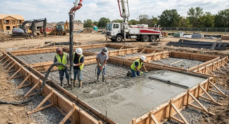 Foundation Wall Pouring in Fruitport, MI