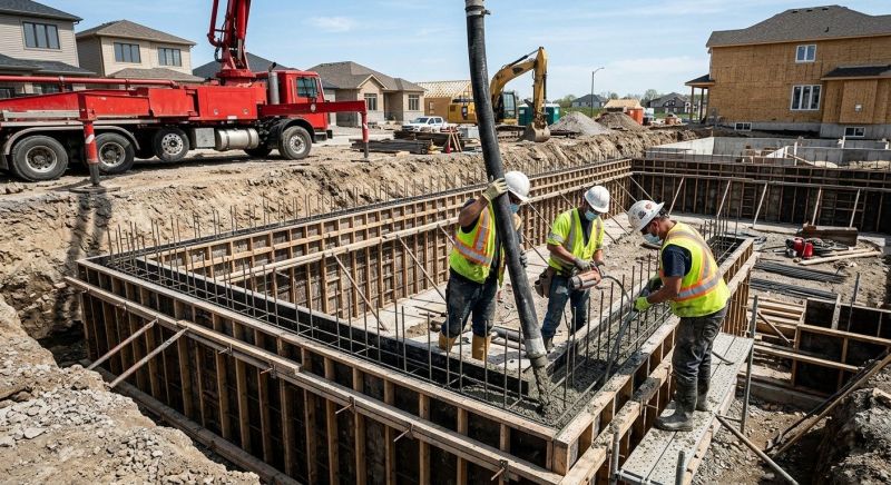 Foundation Wall Pouring in Montague, MI
