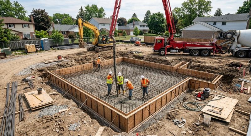 Home Foundation Installation in Conklin, MI