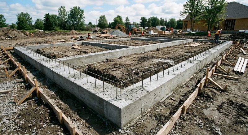 House Footing Construction in Muskegon, MI